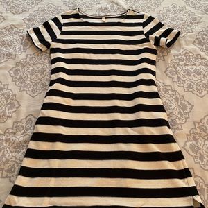 Black and White Striped Dress